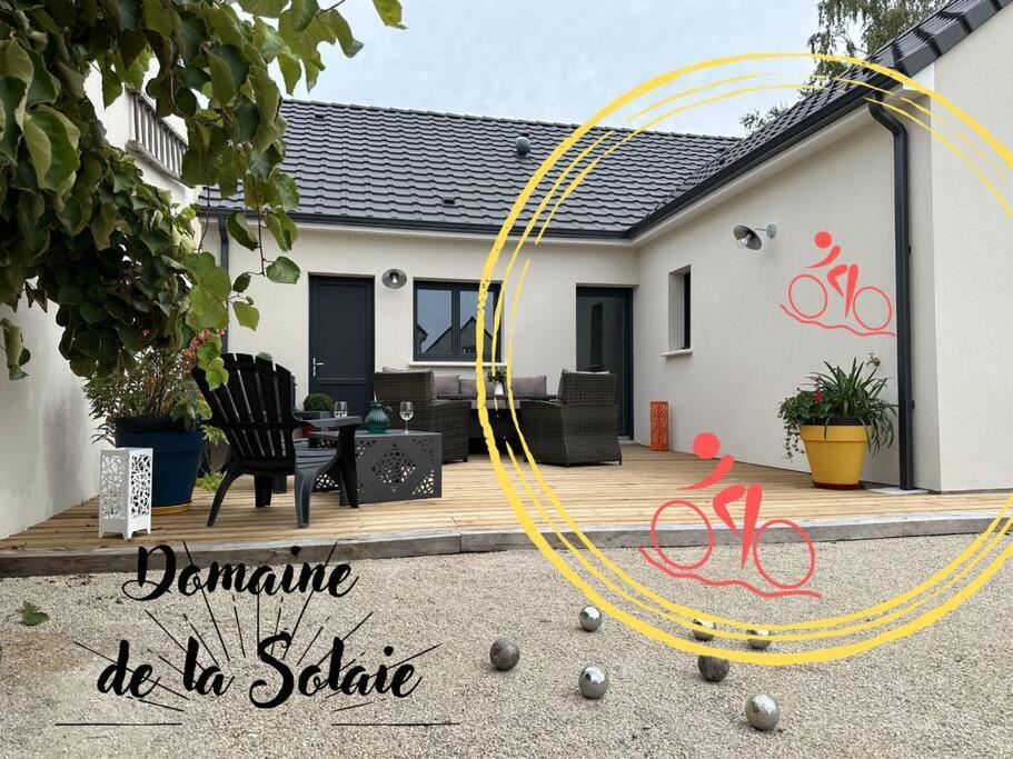 * Domaine De La Solaie * - Proche Bords De Loire Villa Saint-Denis-de lʼHôtel Exterior foto